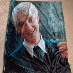 NWT ultra soft plush Draco Malfoy blanket